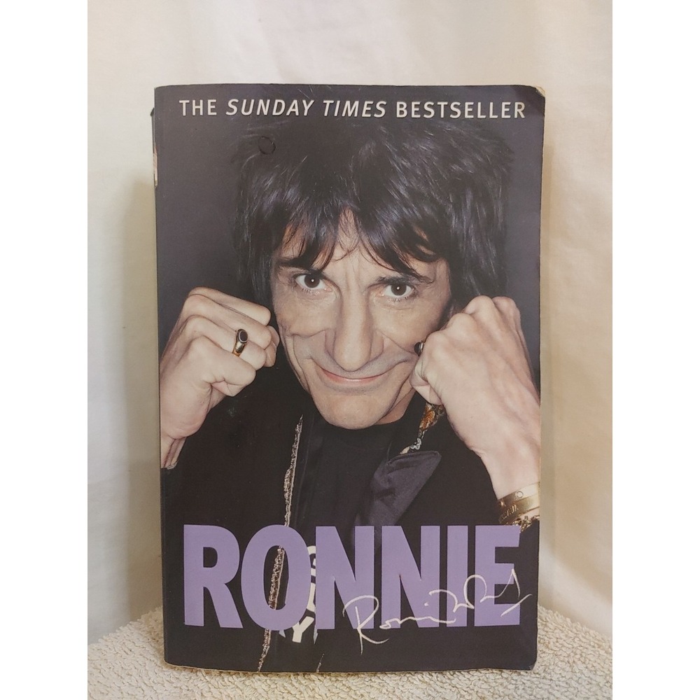 Ronnie by Ronnie Wood Autobiography Rolling Stones Paper Back Book Pictures - Picture 2 of 7